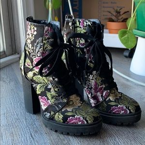 Steve Madden Embroidered Booties
